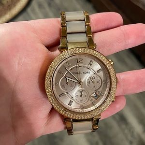 Rose Gold Pink Michael Kors Watch 